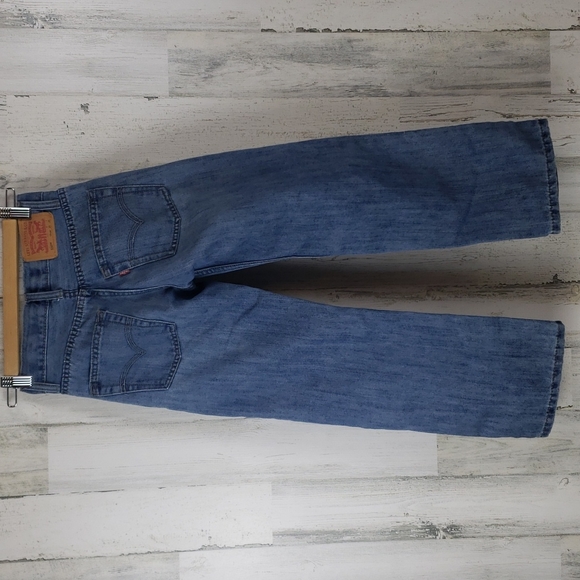 Levi's 550 relaxed denim blue jeans Size 10 slim - Picture 3 of 8